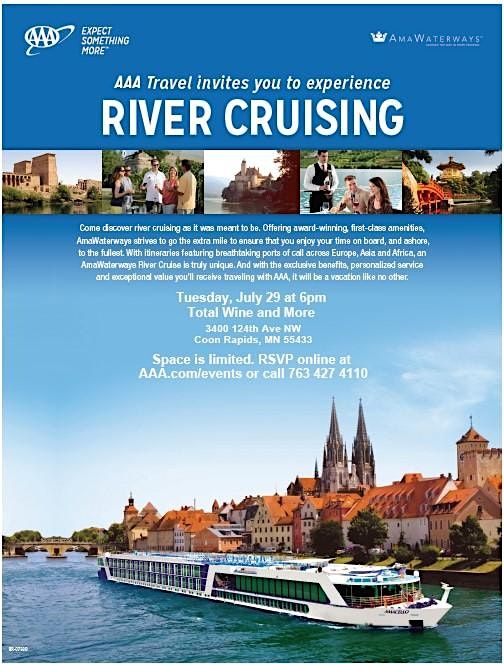 River Cruising with AmaWaterways, 11 August | Event in Coon Rapids | AllEvents