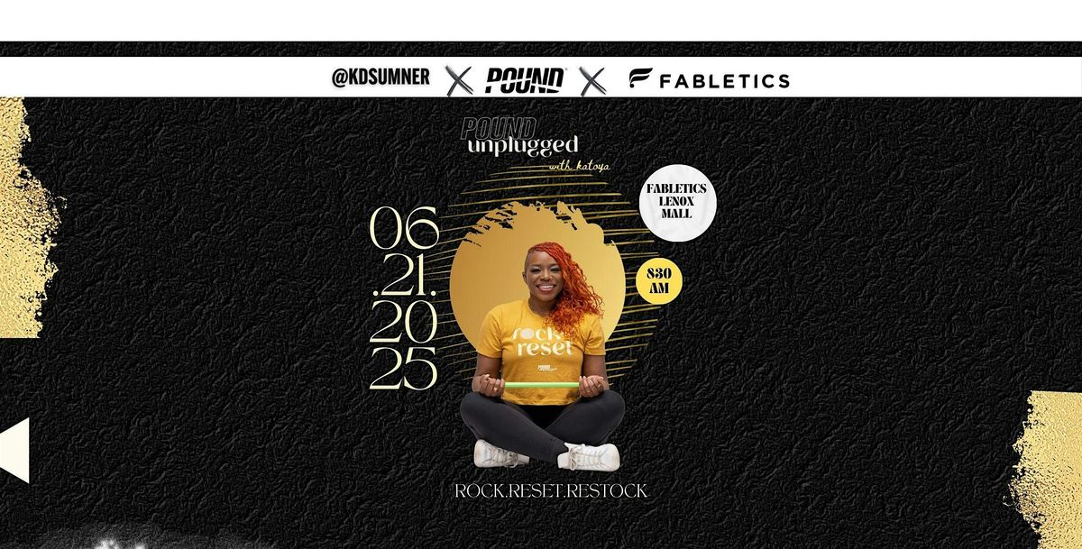 Rock + Reset + Restock  @ Fabletics with KATOYA, 21 June | Event in Atlanta | AllEvents