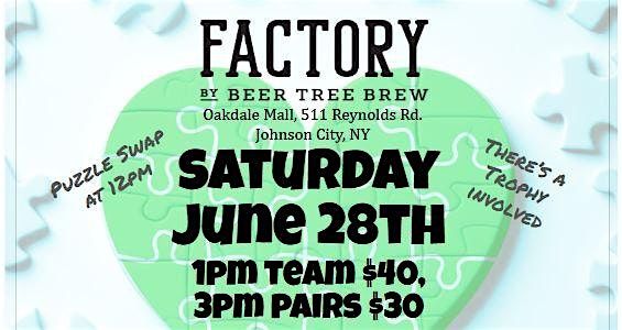 Puzzles and Pints Speed Puzzling Contest Teams and Pairs, 28 June | Event in Johnson City | AllEvents