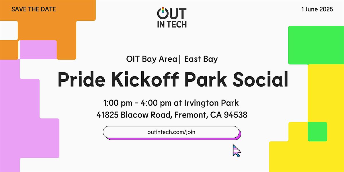 Out in Tech SF Bay Area | East Bay - Pride Kickoff Park Social!, 1 June | Event in Fremont | AllEvents