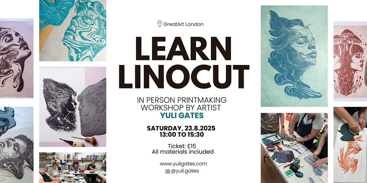 Printmaking Workshop at GreatArt London - Learning Linocut, 23 August | Event in London | AllEvents
