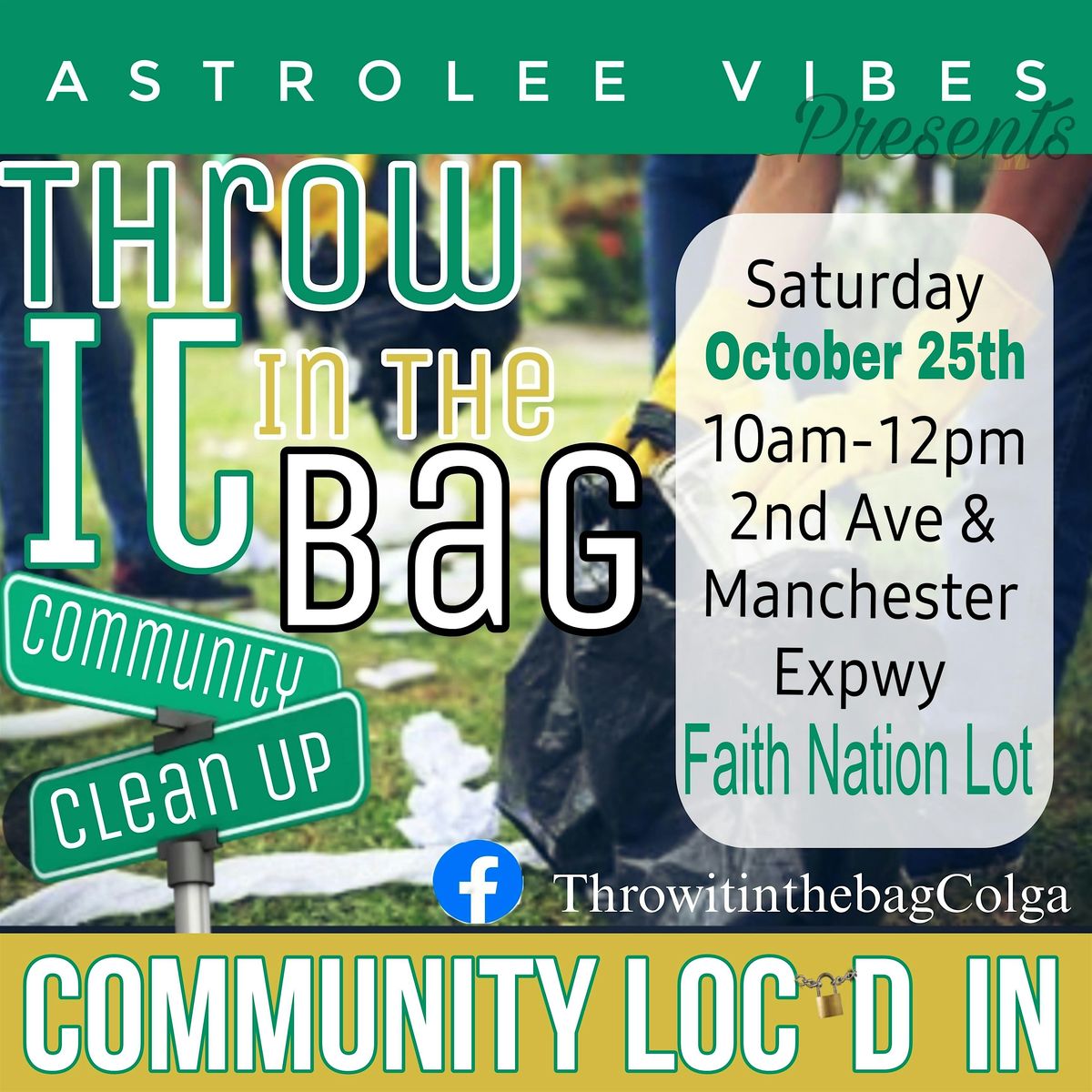 Throw it in the bag: Community Clean Up, 25 October | Event in Columbus | AllEvents