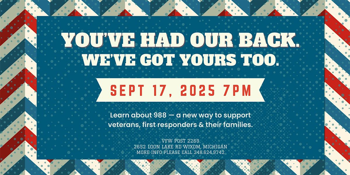 You've Had Our Back. We've got yours too., 17 September | Event in Wixom | AllEvents
