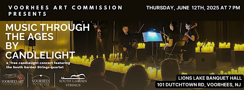 Music Through The Ages By Candlelight, 12 June | Event in Voorhees Township | AllEvents