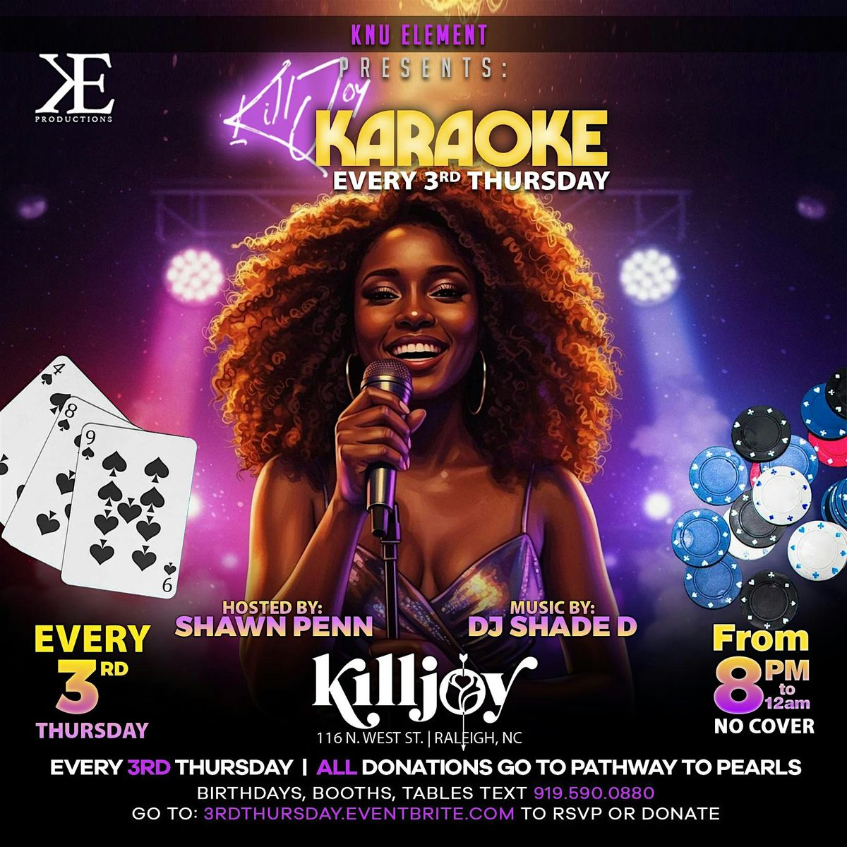 Karaoke 3rd Thursday's @ KillJoy || NO COVER || 8pm-12am, 18 December | Event in Raleigh | AllEvents