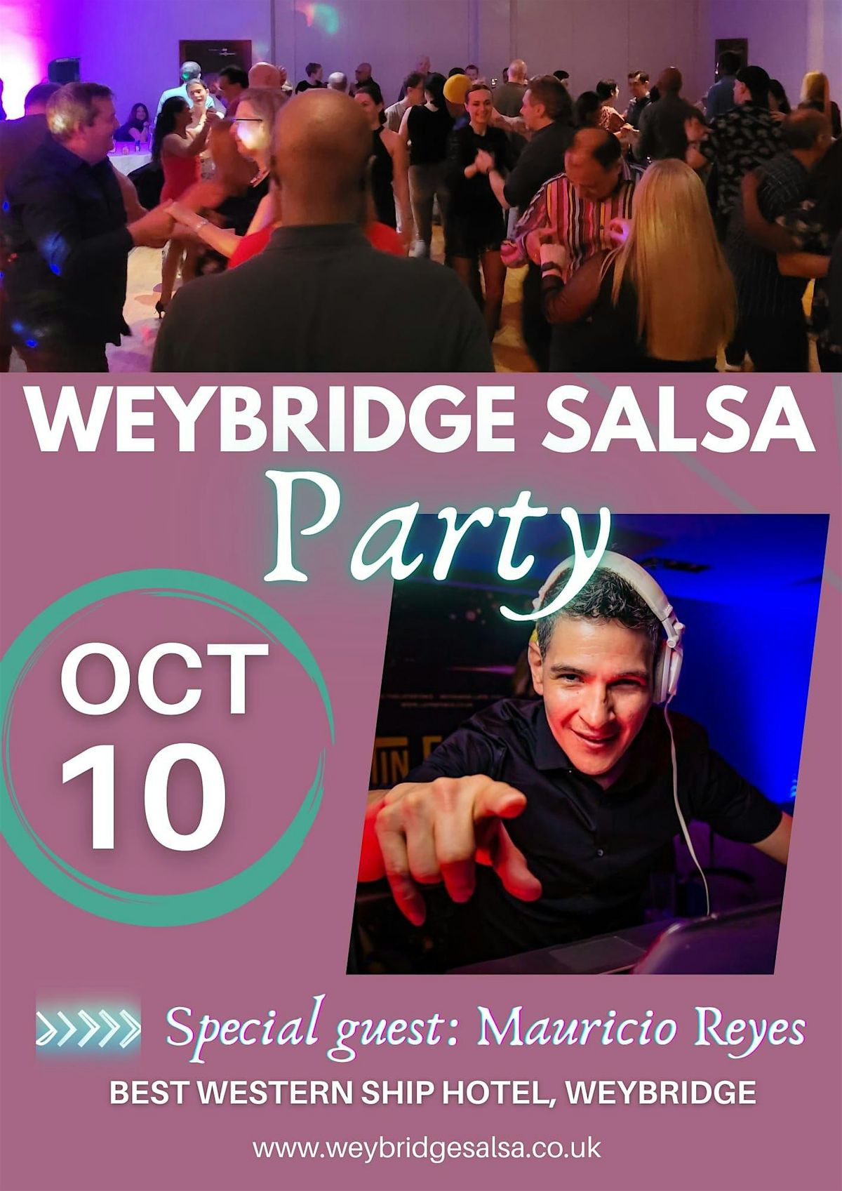 Weybridge Salsa Party- 10th October, 10 October | Event in Weybridge | AllEvents