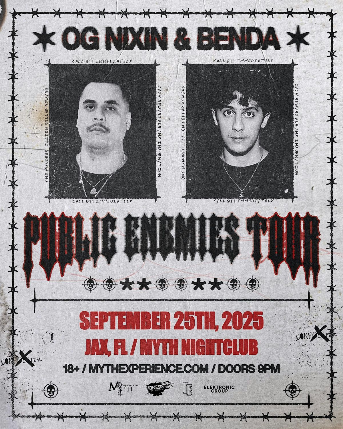 Electronic Thursdays Presents: OG Nixin x Benda at Myth Nightclub | 9.25.25, 25 September | Event in Jacksonville