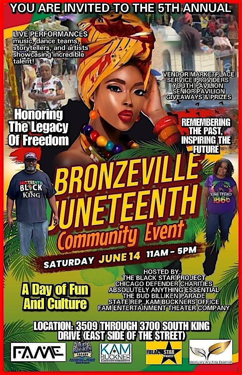 Bronzeville's 2025 Juneteenth Celebration:  Honoring the Legacy of Freedom, 14 June | Event in Chicago | AllEvents