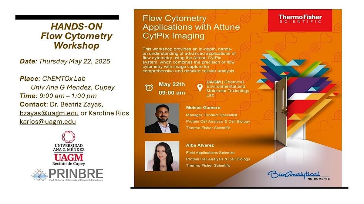 Hands-On Workshop on Flow Cytometry, 22 May | Event in San Juan | AllEvents