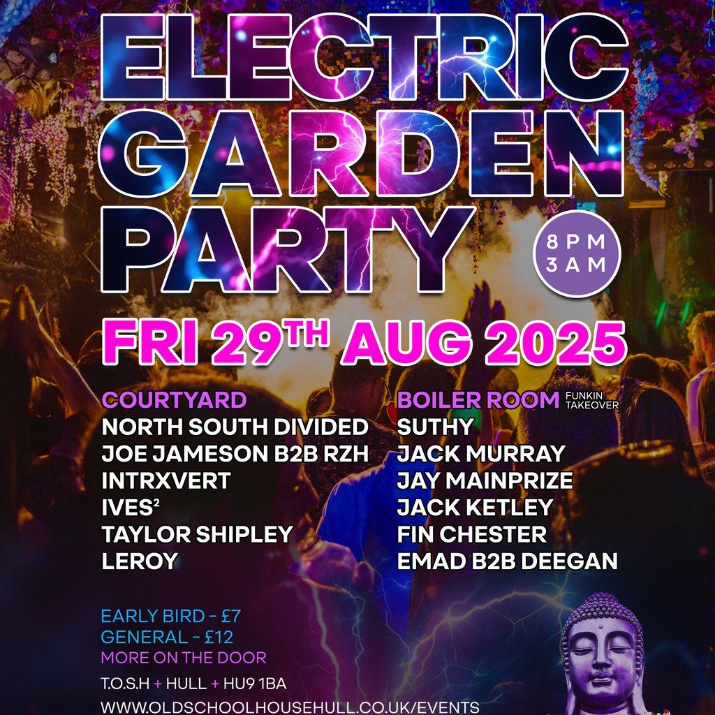 TOSH // Electric Garden Party, 29 August | Event in Kingston Upon Hull | AllEvents