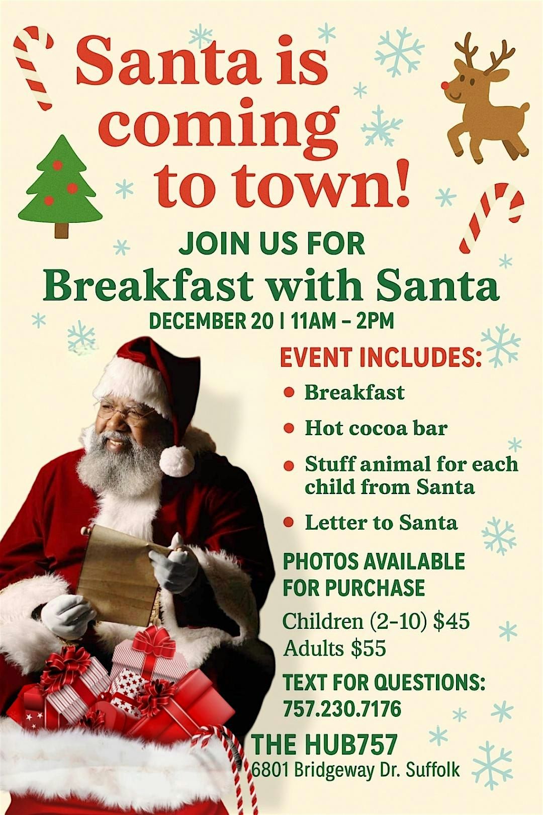 Breakfast with Santa, 20 December | Event in Suffolk | AllEvents