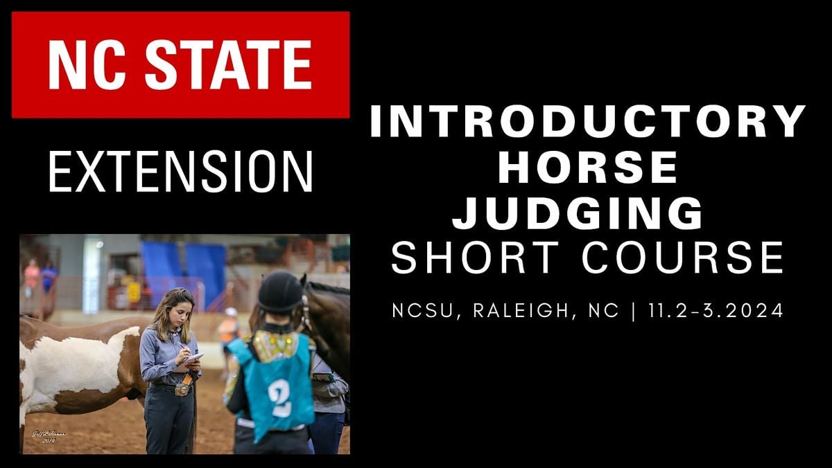 2025 Introductory Horse Judging Short Course, 1 November | Event in Raleigh | AllEvents