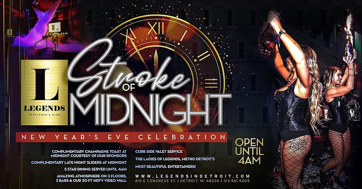 The Stroke of Midnight: New Years Eve 2026 at Michigan's Premier venue!, 31 December | Event in Detroit | AllEvents