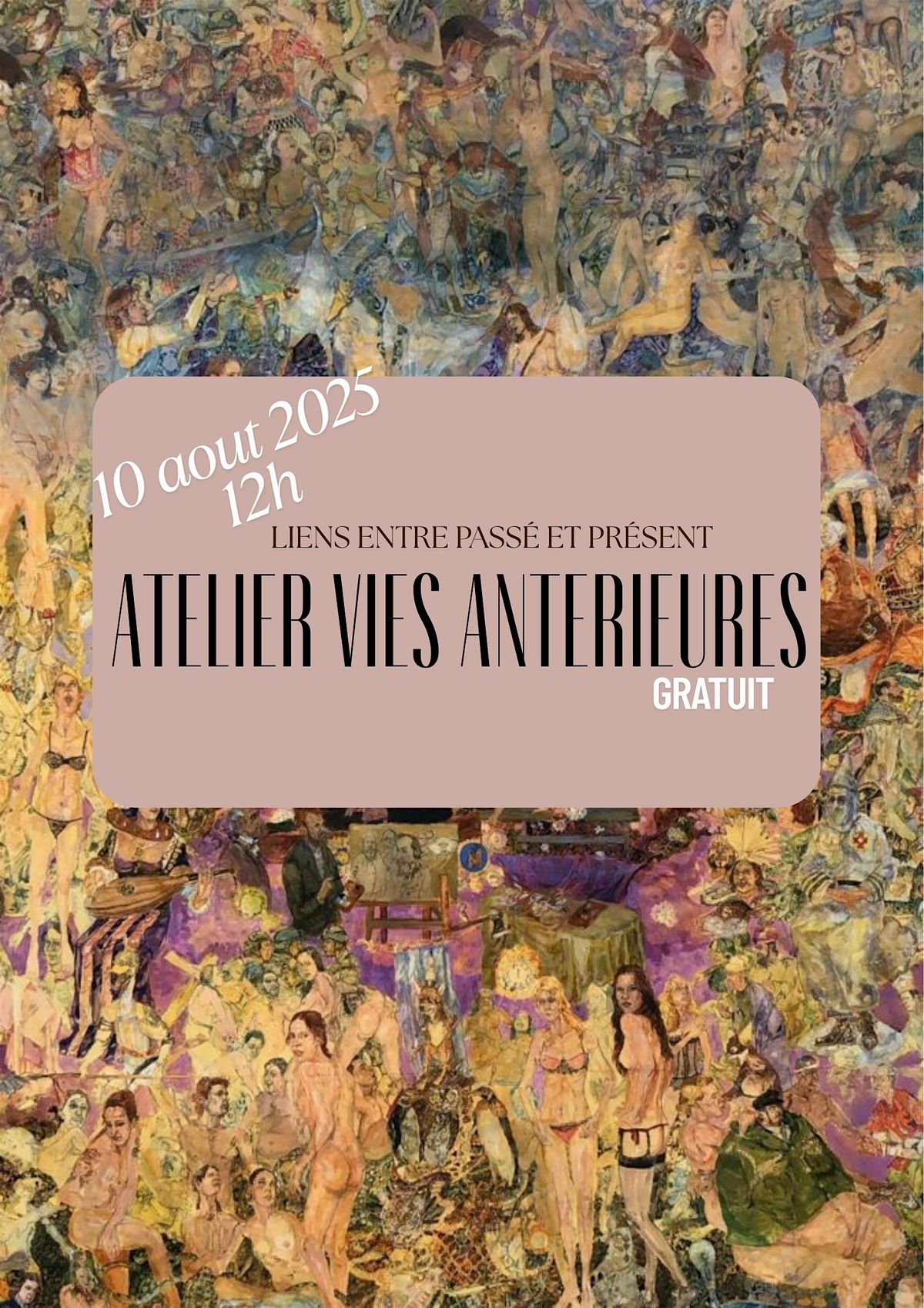 Atelier Vies antérieures, 10 August | Event in Maisons | AllEvents