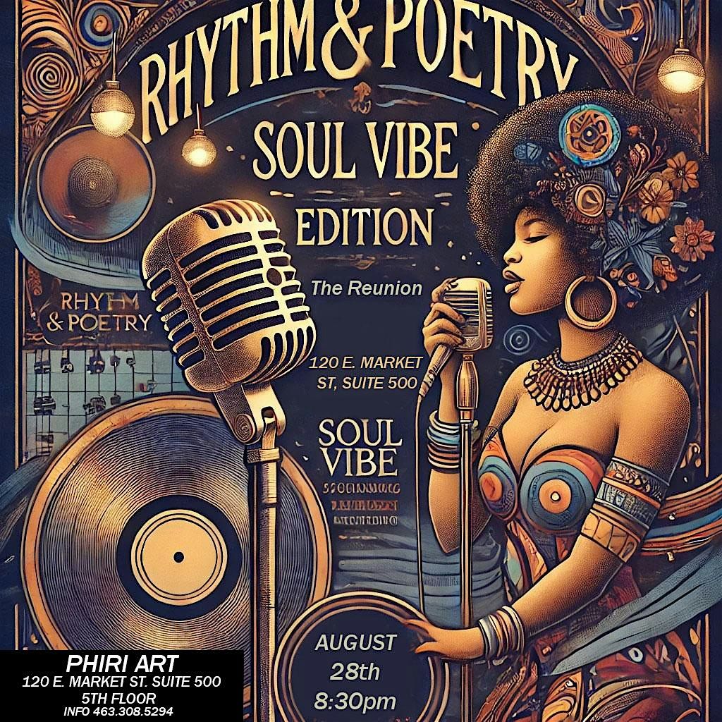 rhythm and poetry (THE REUNION) Acoustics, R and b, soul OPEN MIC @PHIRI, 28 August | Event in Indianapolis