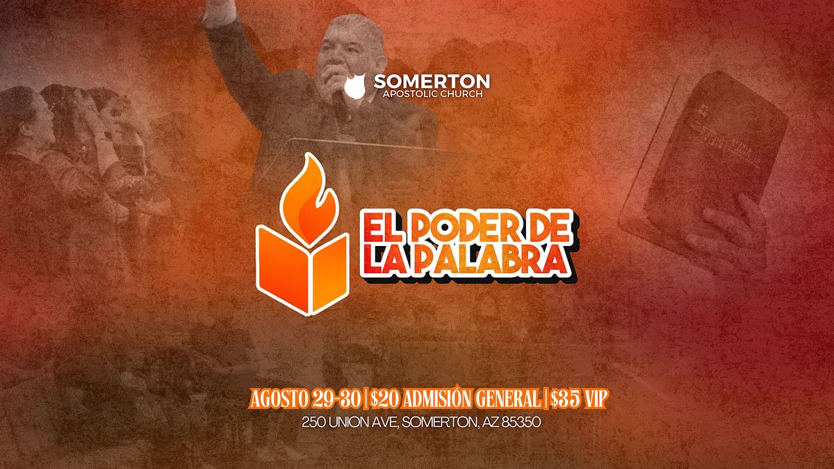 El Poder de la Palabra, 29 August | Event in Somerton | AllEvents