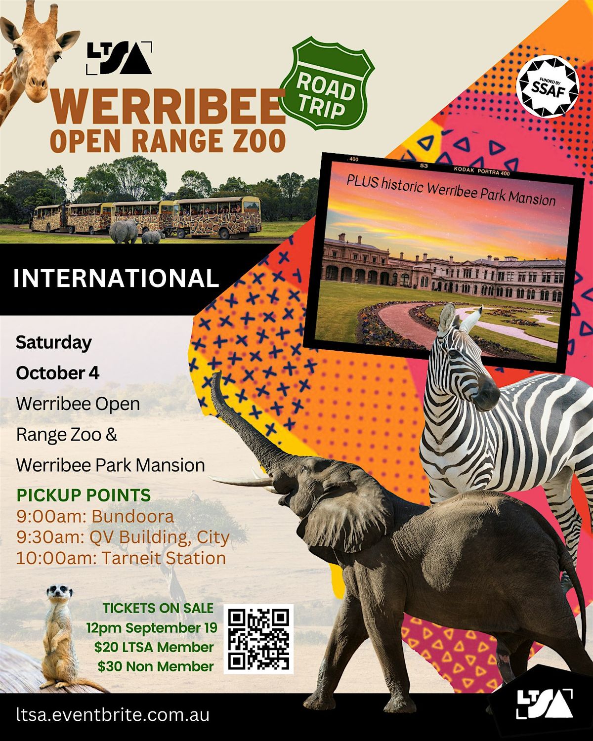 Trip to Werribee Zoo and Werribee Mansion, 4 October | Event in Werribee South | AllEvents