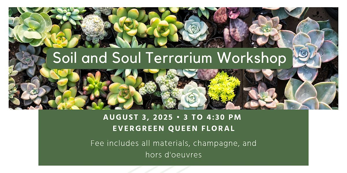 Soil and Soul Terrarium Workshop, 3 August | Event in Seattle | AllEvents