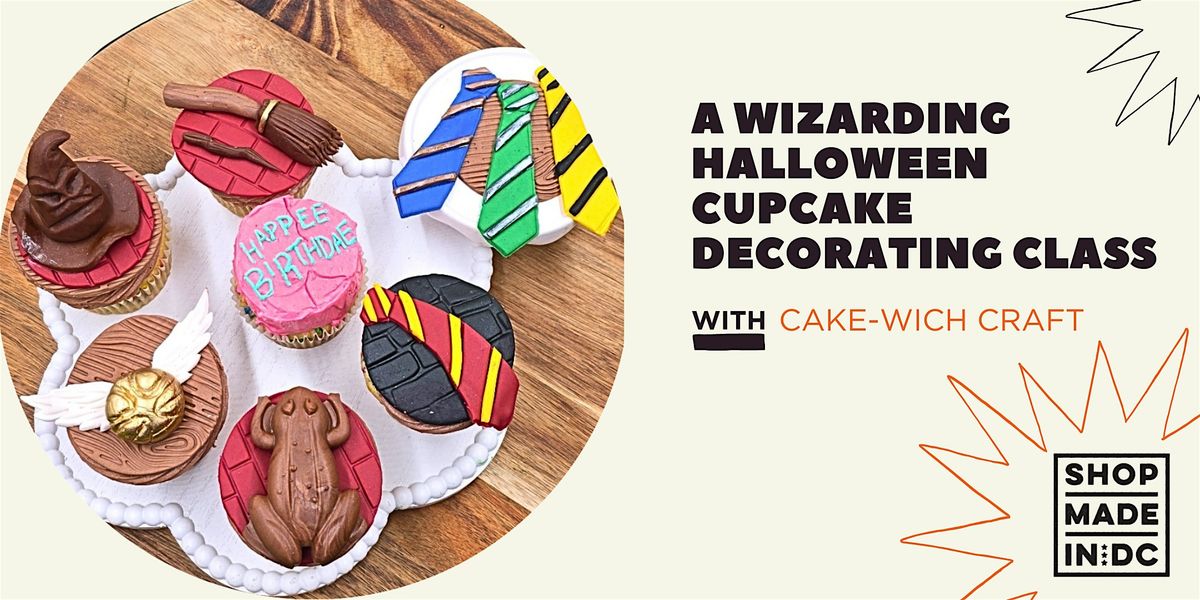 A Wizarding Halloween Cupcakes Decorating Class with Cake-Wich Craft, 19 October | Event in Washington | AllEvents