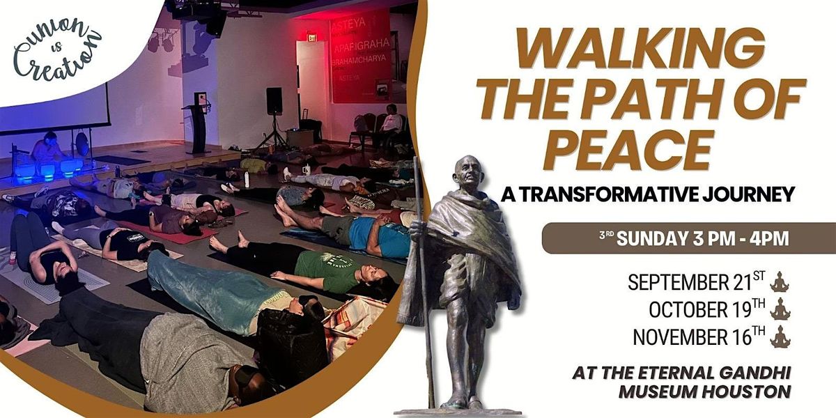Walking the Path of Peace – A Transformative Meditation Journey, 21 September | Event in Houston | AllEvents