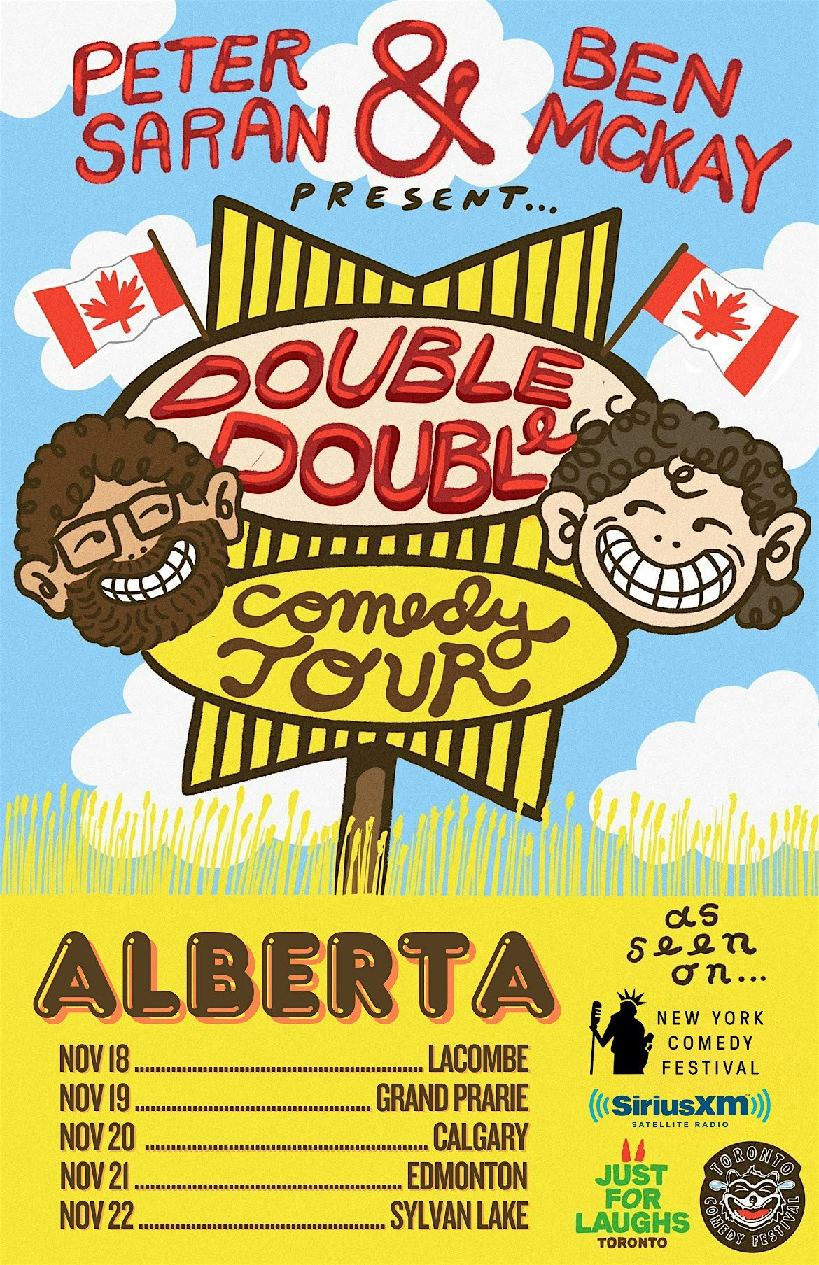 Double Double Comedy Tour LIVE in Sylvan Lake! | Event in Sylvan Lake | AllEvents