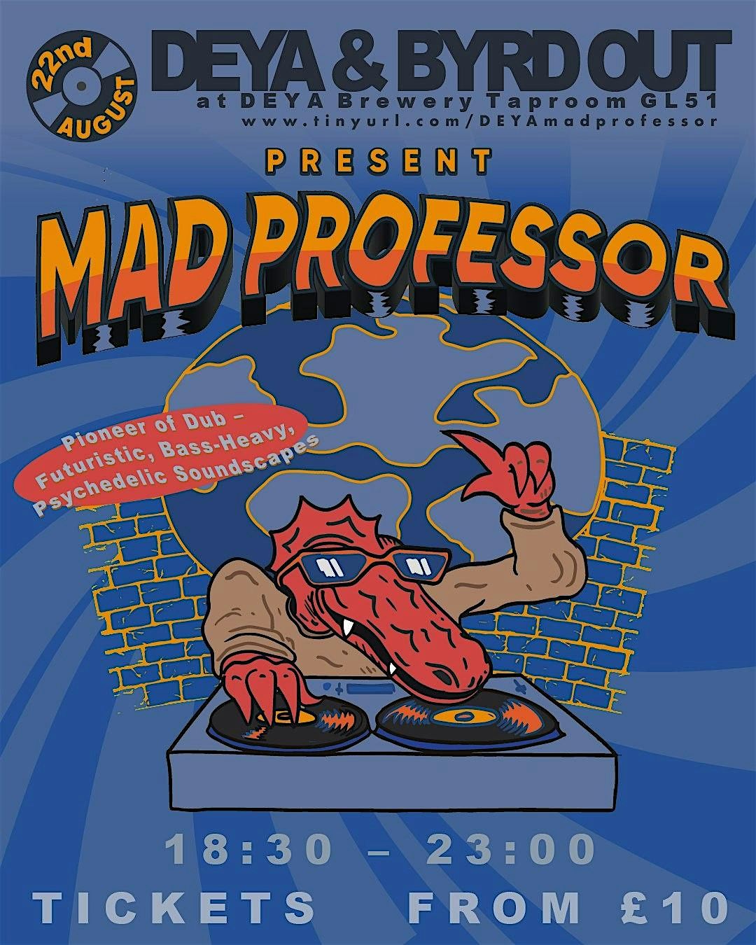 Mad Professor Live at the Tappy, 22 August | Event in Cheltenham | AllEvents
