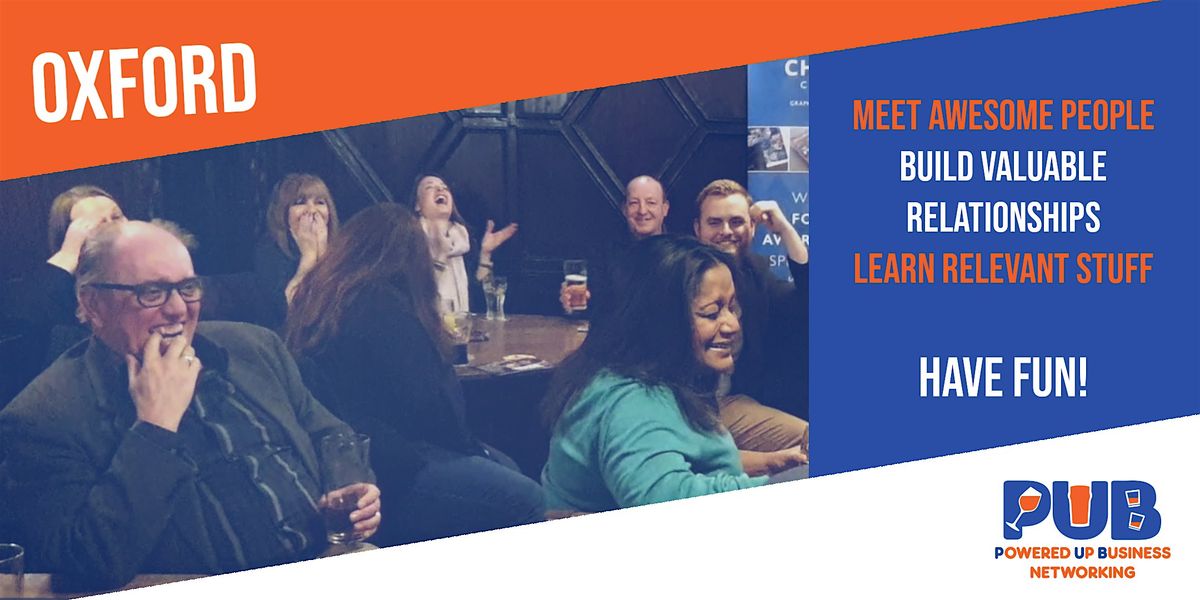 Oxford - Powered Up Business Networking - November 2025, 6 November | Event in Oxford | AllEvents