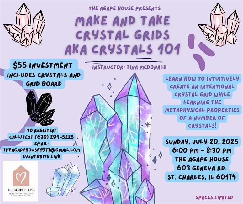 Make and Take Crystal Grids aka Crystals 101, 20 July | Event in St. Charles | AllEvents