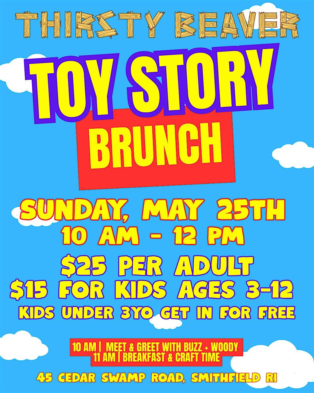Toy Story Brunch, 25 May | Event in Smithfield | AllEvents