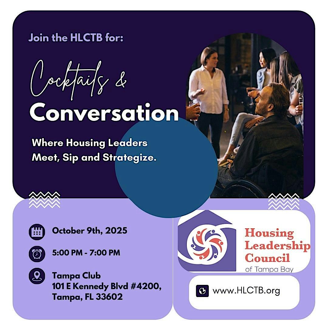 HLCTB Cocktails and Conversation | Event in Tampa | AllEvents