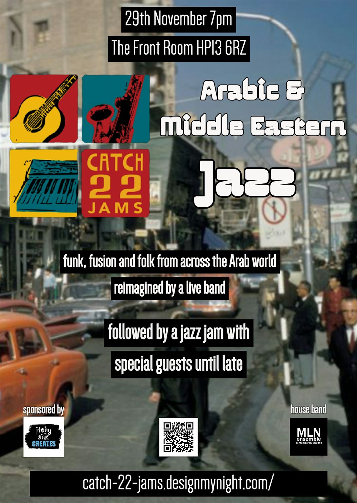 Catch 22 - a curated Jazz Jam: Arabic & Middle Eastern Jazz, 29 November | Event in High Wycombe | AllEvents