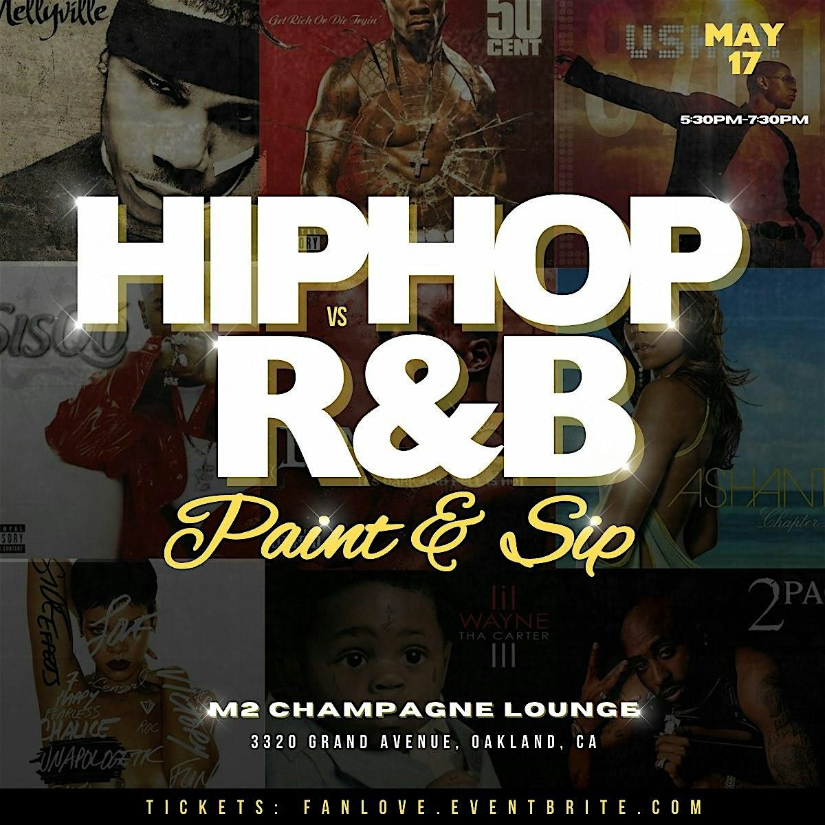 The Karaoke Paint & Sip Party | Hip Hop vs R&B, 17 May | Event in Oakland | AllEvents
