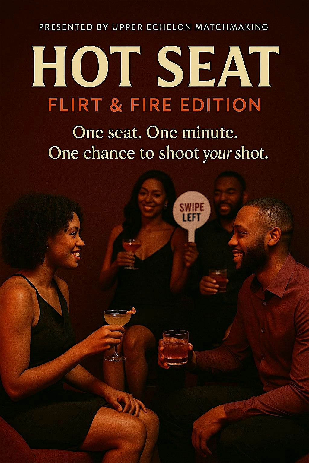 Hot Seat: Flirt & Fire Edition — A Singles Experience, 12 July | Event in Atlanta | AllEvents