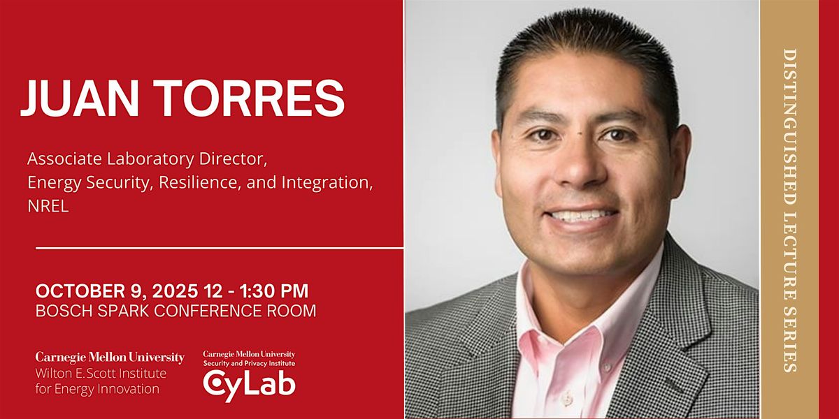 Scott Institute Distinguished Lecture with Juan Torres, 9 October | Event in Pittsburgh | AllEvents