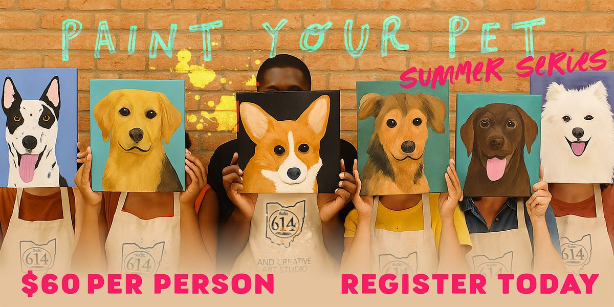 Paint Your Pet with Studio614! (New Albany), 17 August | Event in New Albany | AllEvents