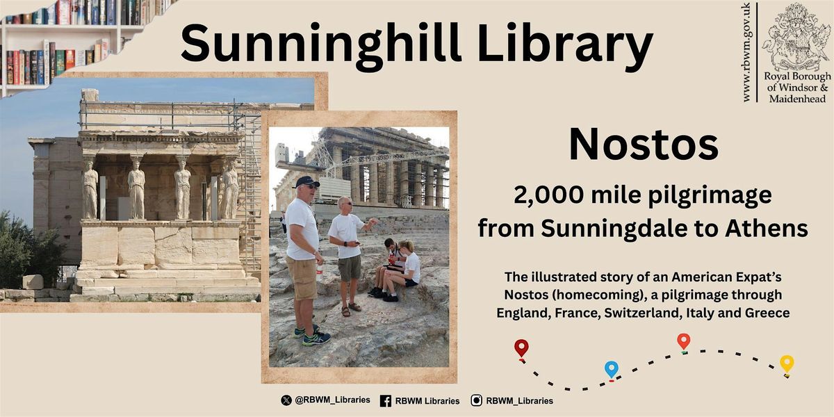 Nostos - a 2,000 mile pilgrimage from Sunningdale to Athens, 16 October | Event in Sunninghill | AllEvents
