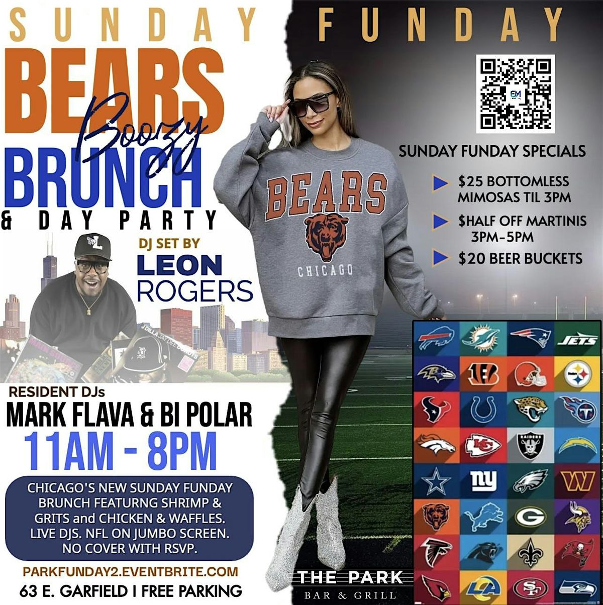 Bears Brunch &  Sunday Funday Day Party | Event in Chicago | AllEvents