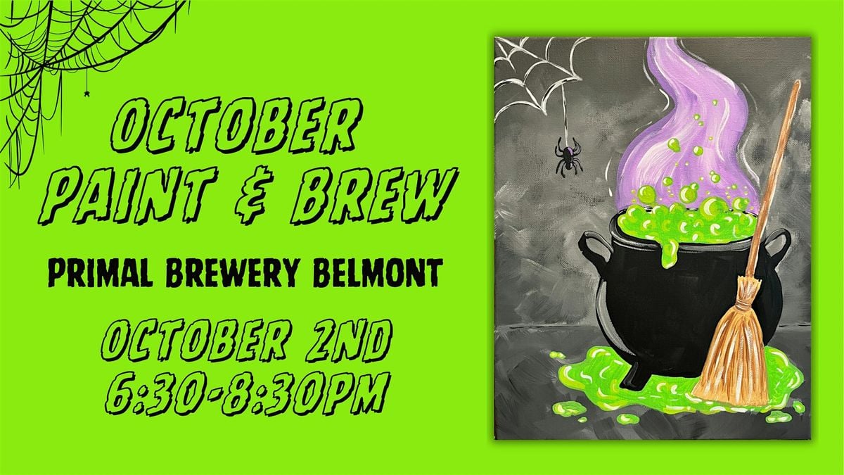 October Paint &  Brew @ Primal Brewery Belmont, 2 October | Event in Belmont | AllEvents