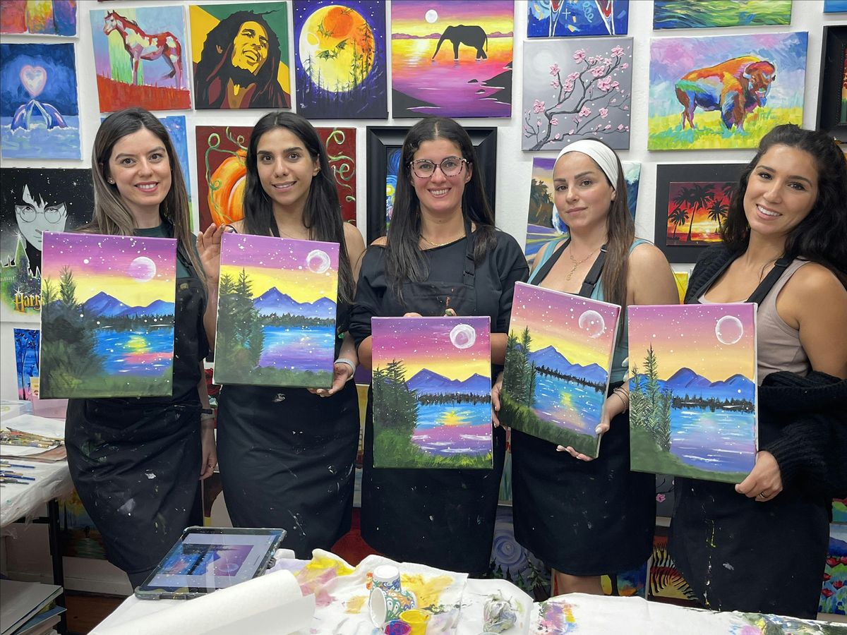 Paint n Sip: "Pretty in Pink", 12 October | Event in Castro Valley | AllEvents