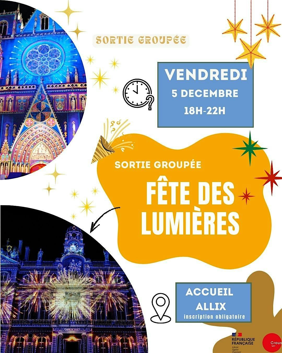 Sortie fête des lumières, 5 December | Event in Lyon | AllEvents