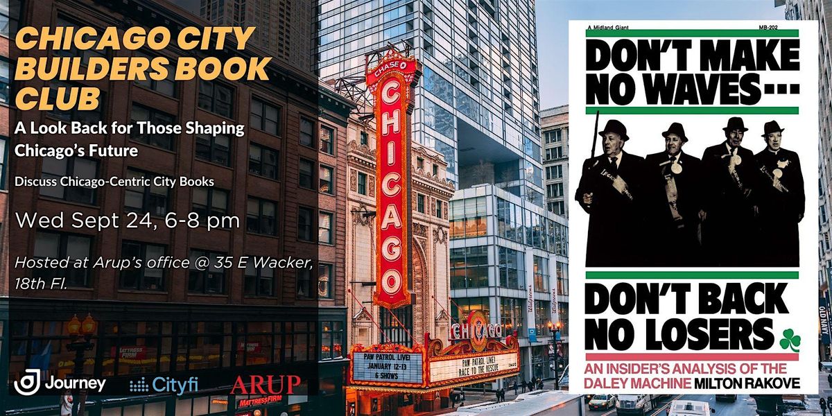 Chicago City Builders Book Club: Don't Make No Waves, 24 September | Event in Chicago | AllEvents