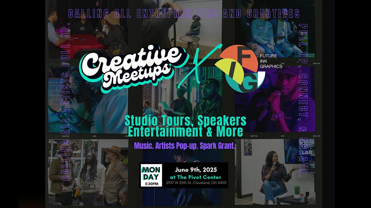 Creative Meetups CLE, 9 June | Event in Cleveland | AllEvents