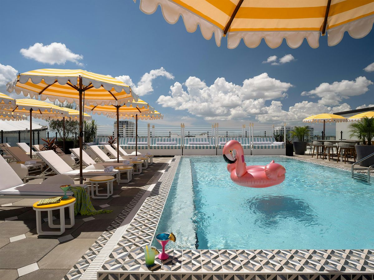 THE PINK PALM POOL CLUB Day Party by the Moxy St Pete and Sparrow Rooftop, 27 July | Event in St. Petersburg