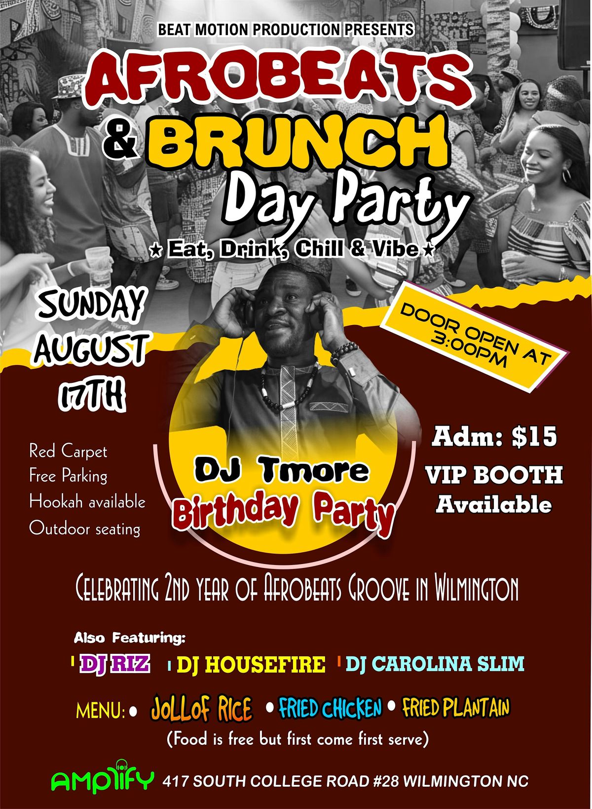 Afrobeats and Brunch Day Party, 17 August | Event in Wilmington | AllEvents