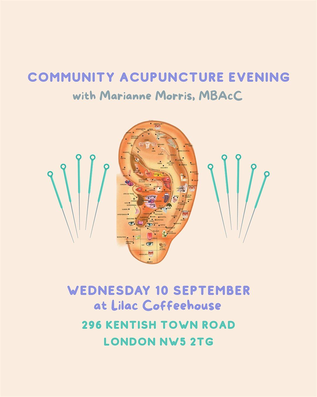 Community Acupuncture Evening - NADA Protocol with Marianne, 8 October | Event in London | AllEvents