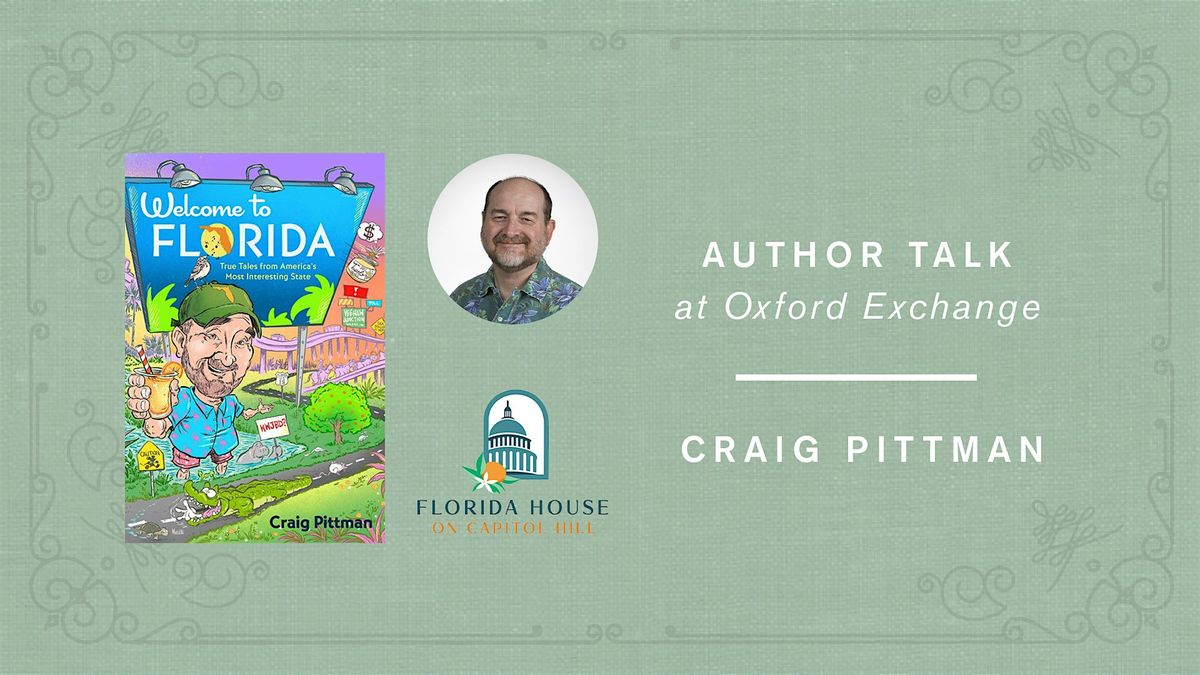 Craig Pittman| WELCOME TO FLORIDA | Event in Tampa | AllEvents