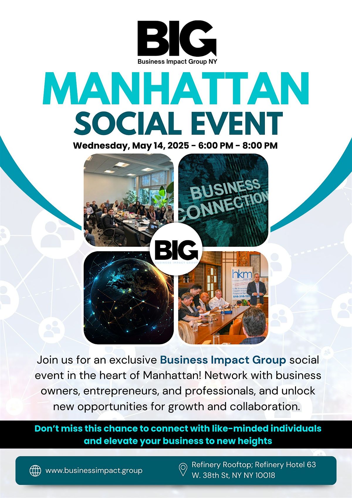 Manhattan Social Event, 14 May | Event in New York | AllEvents