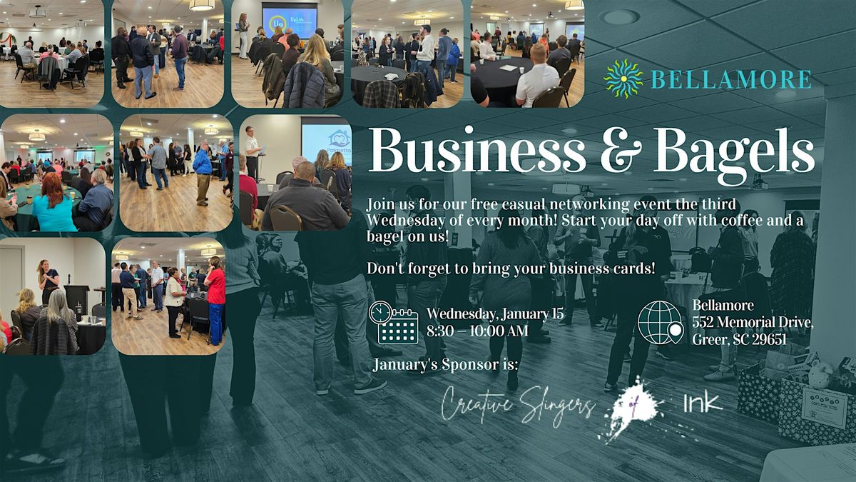 Business & Bagels: A Casual Networking Breakfast | Event in Greer | AllEvents