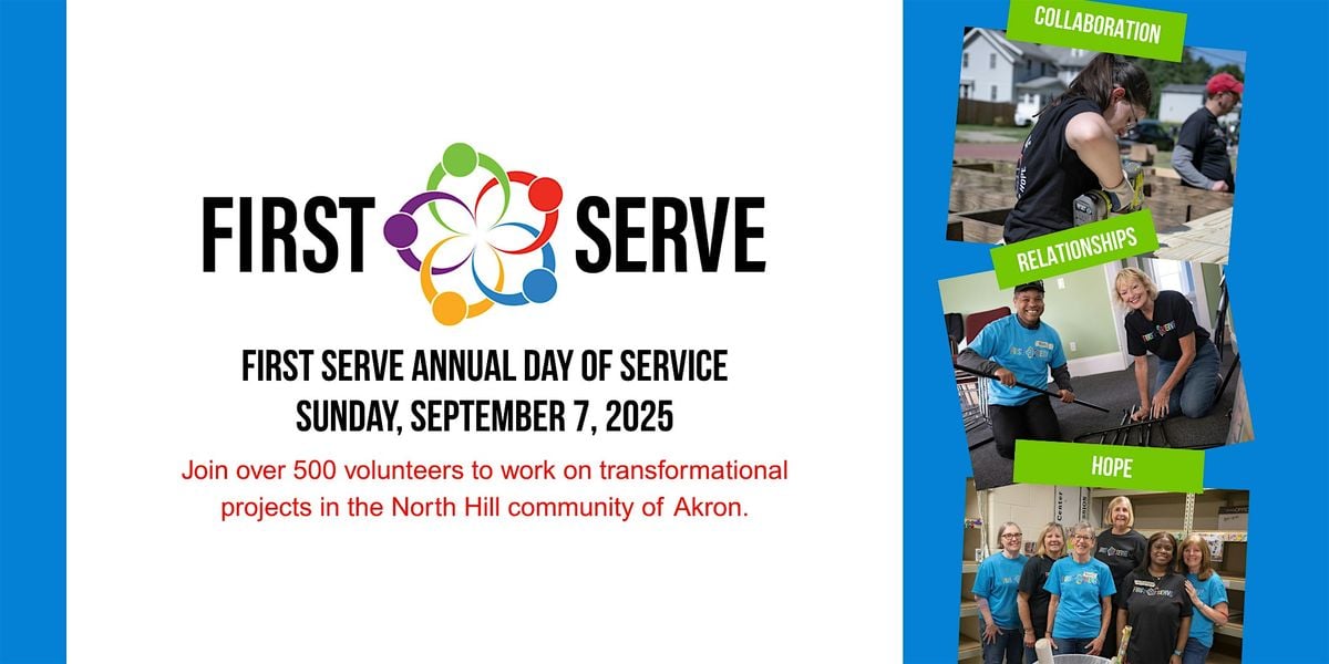 First Serve Registration 2025, 7 September | Event in Akron | AllEvents