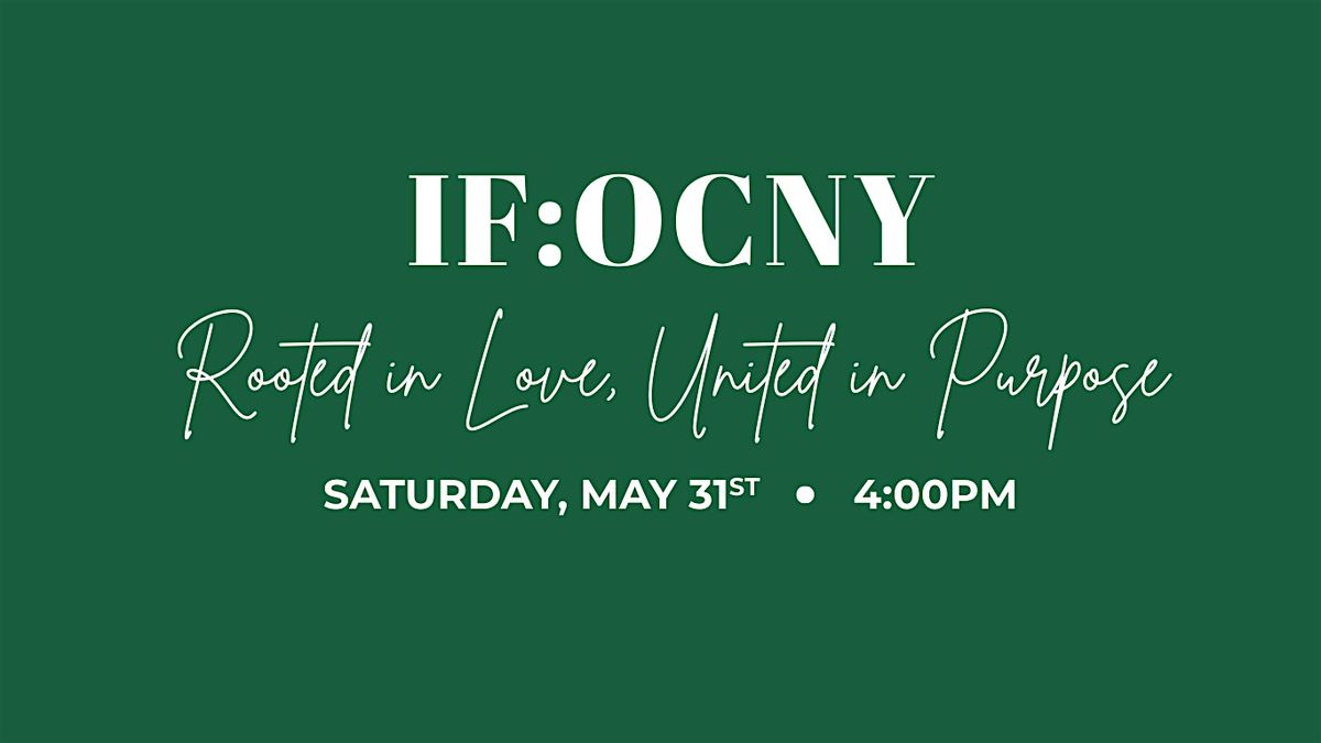IF:OCNY 2025, 31 May | Event in Goshen | AllEvents